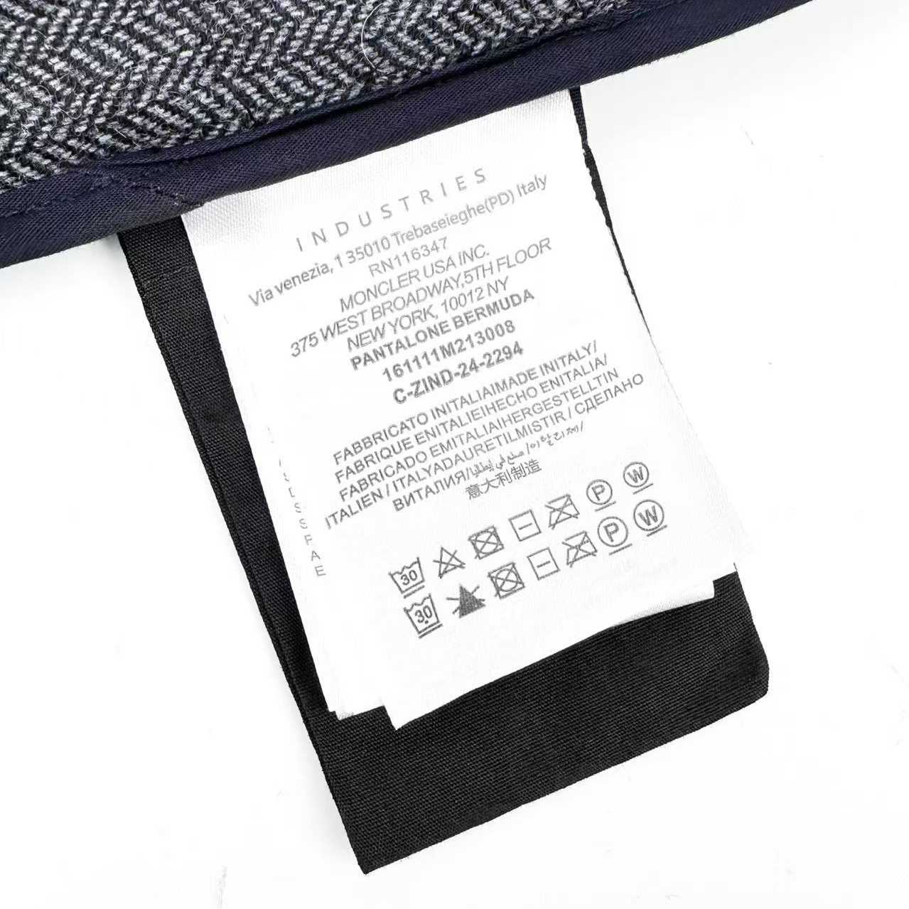 Moncler Herringbone Wool Blend Zip-Up Shirt Jacket - DesignerGu