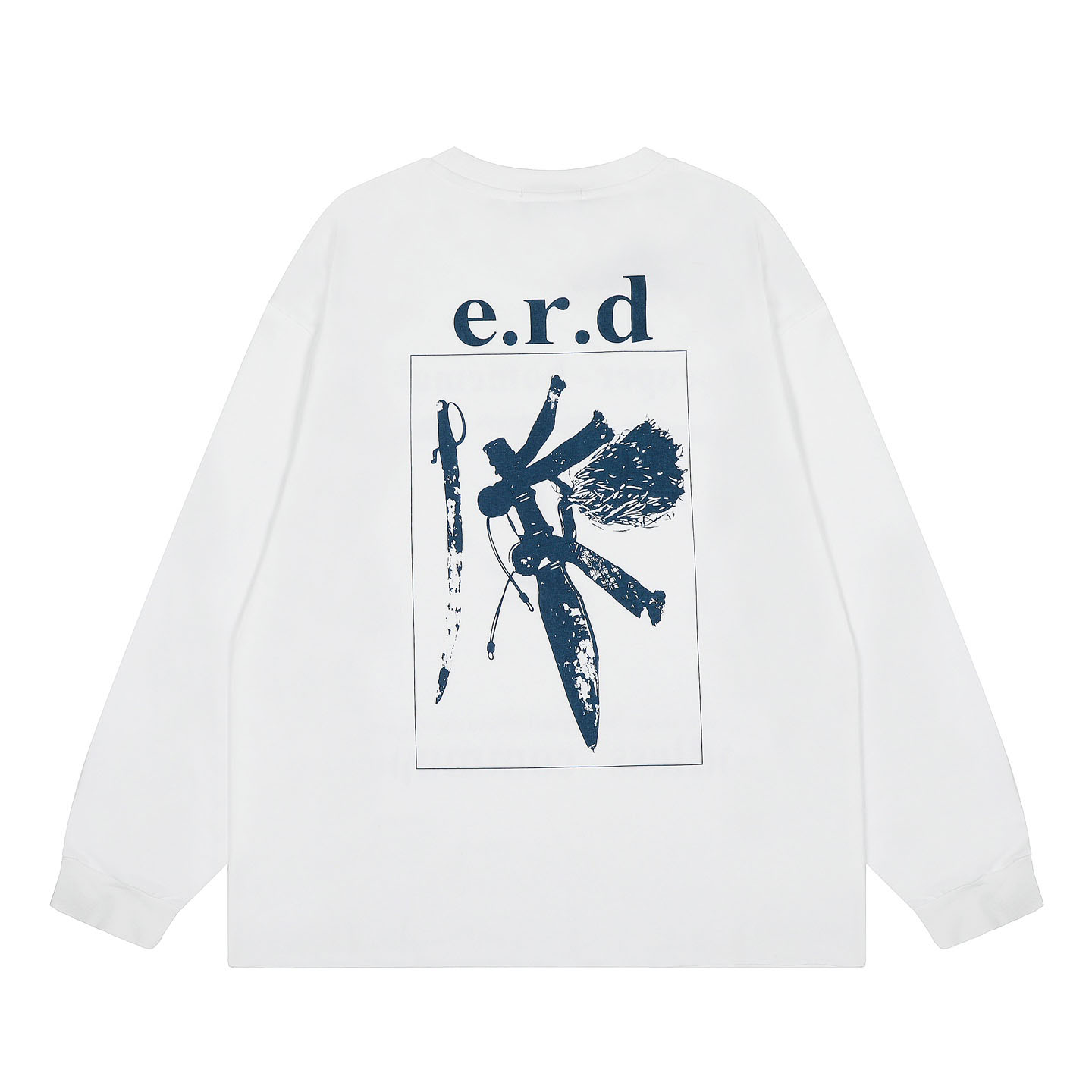 Enfants Riches Déprimés 777 Long-Sleeve T-Shirt 'Faded White' - DesignerGu