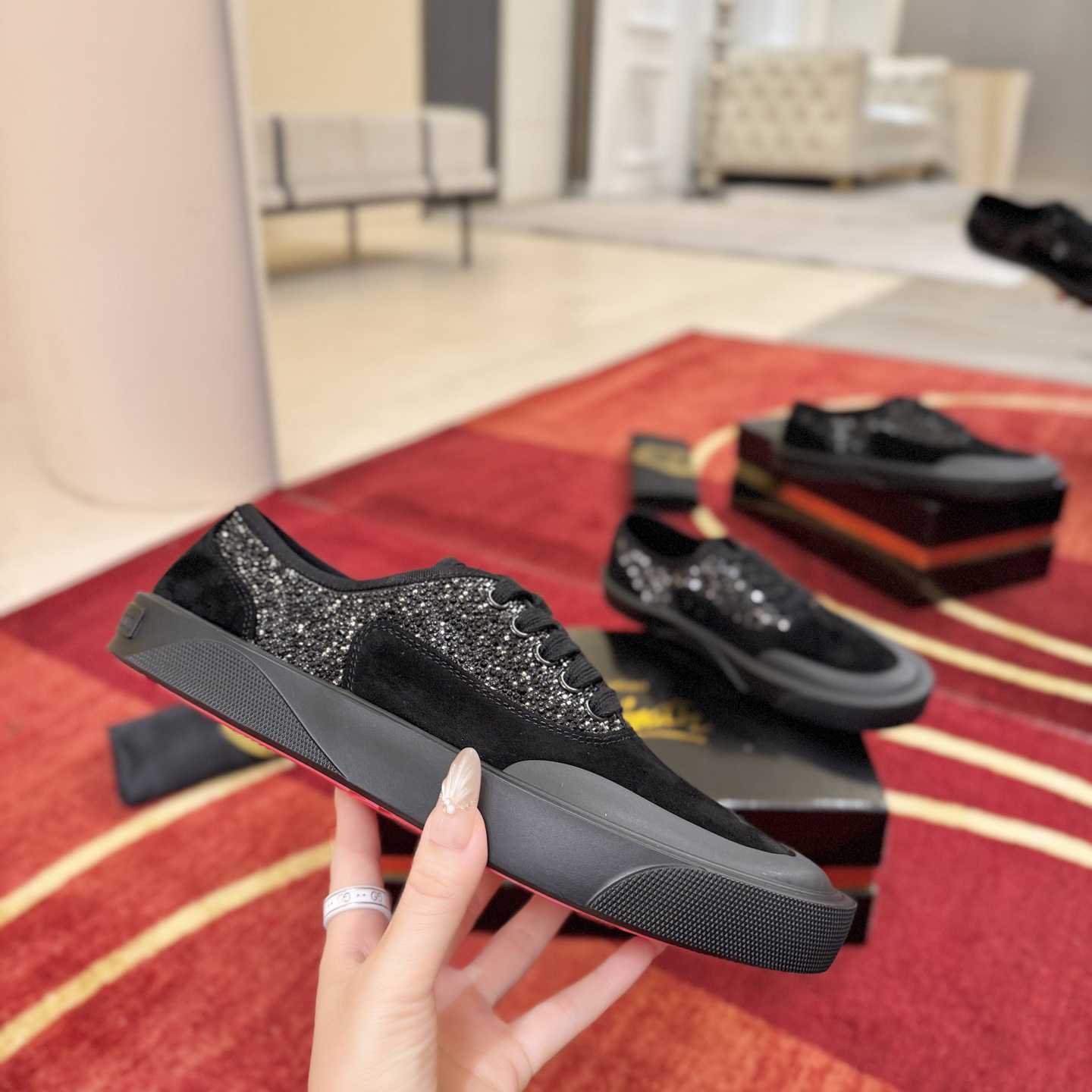 Christian Louboutin Tactical Skate Sneakers - DesignerGu