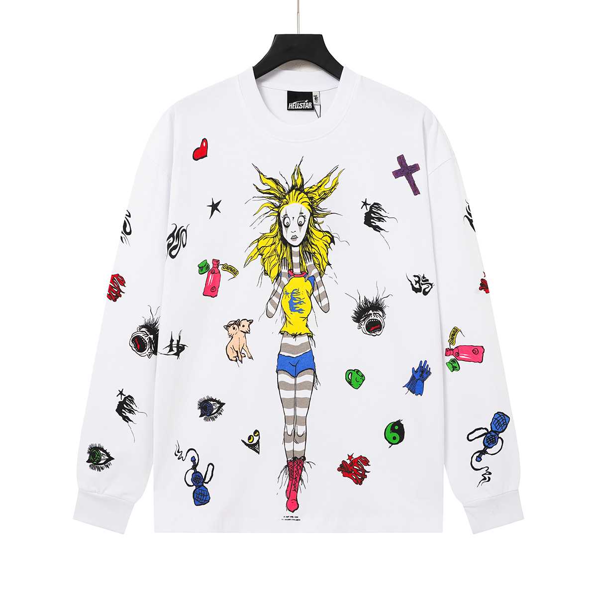 Hellstar Down The Paradise Path Long Sleeve Tee - DesignerGu