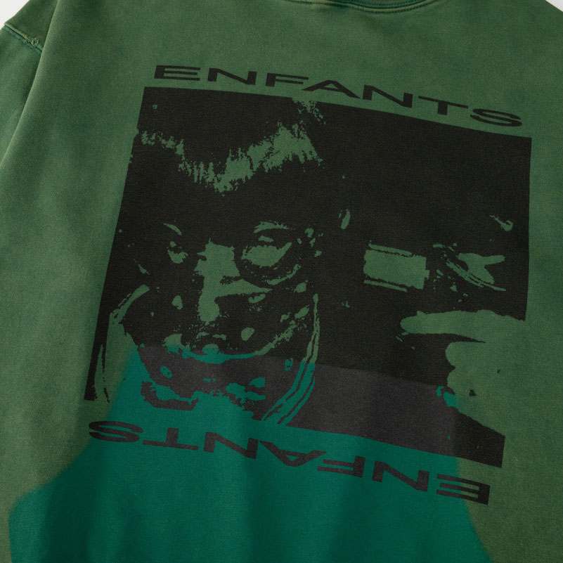 Enfants Riches Déprimés Girl/Gun Hoodie 'Faded Green/Black' - DesignerGu