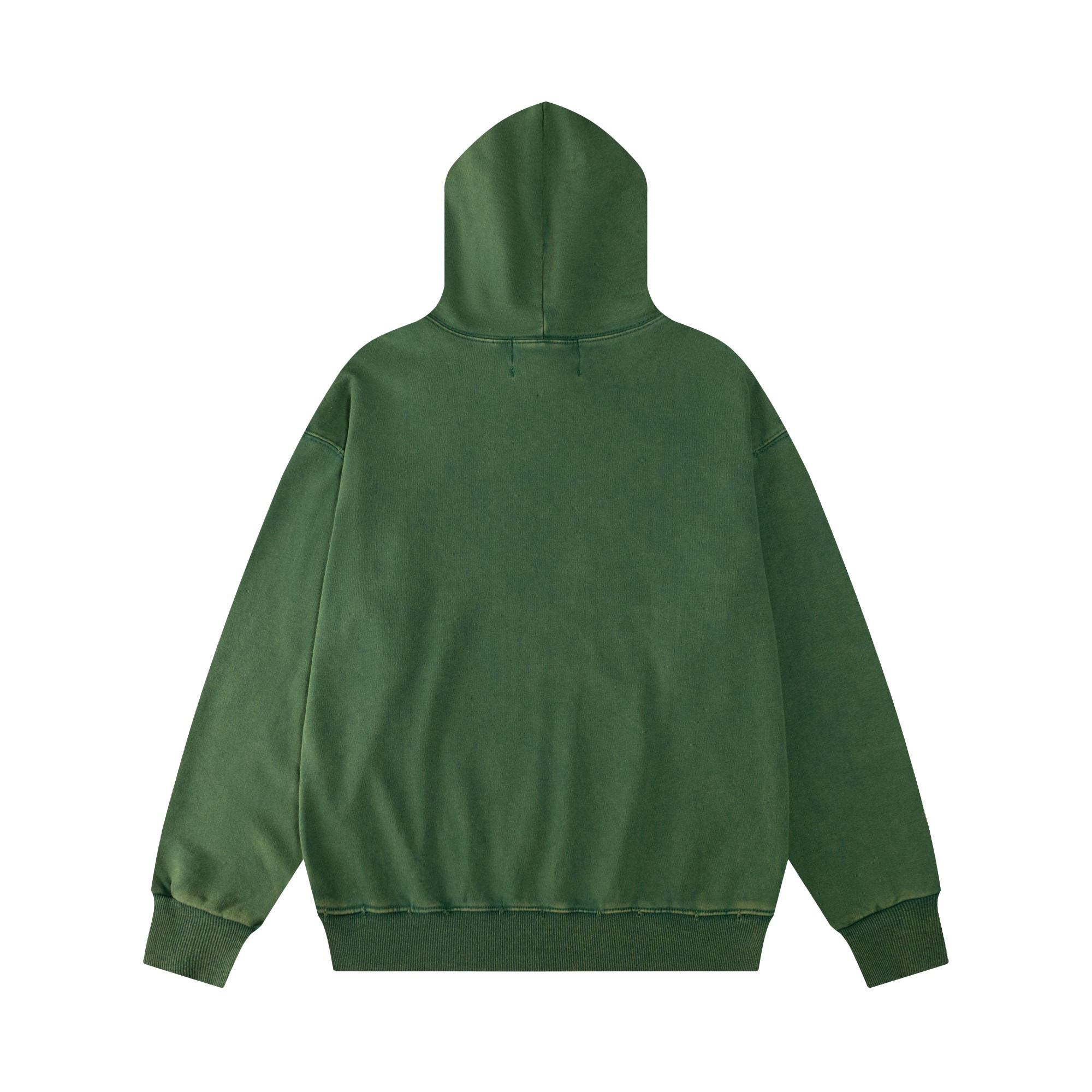 Enfants Riches Déprimés Girl/Gun Hoodie 'Faded Green/Black' - DesignerGu