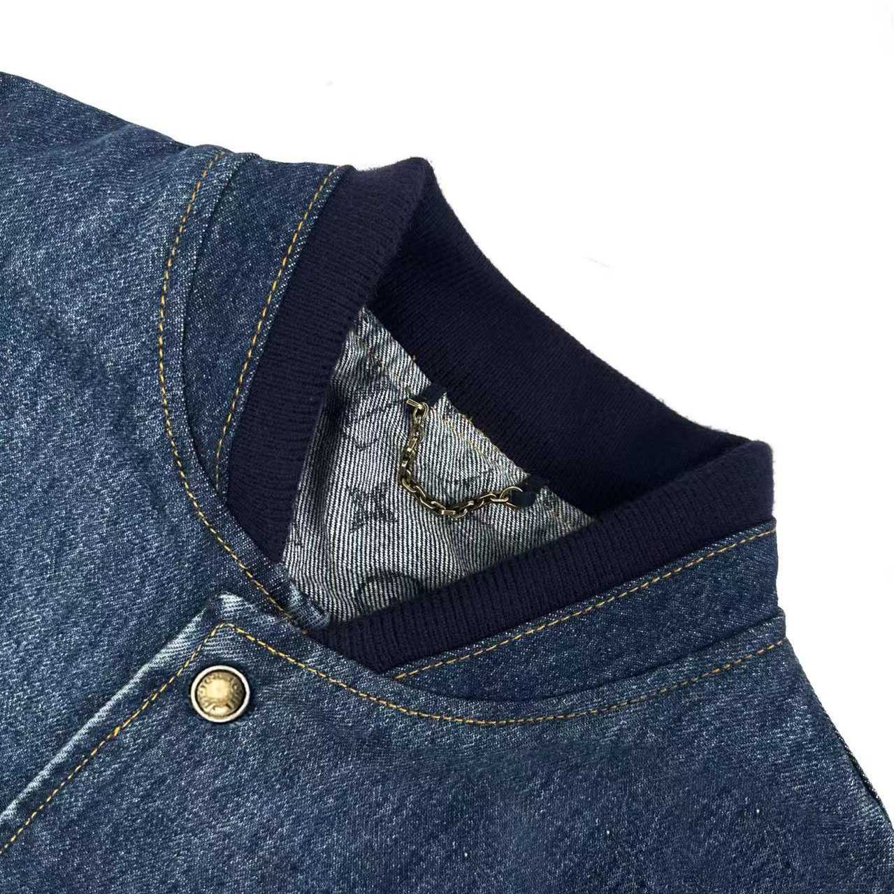 Louis Vuitton Denim Coach Jacket 1AK6K5 - DesignerGu