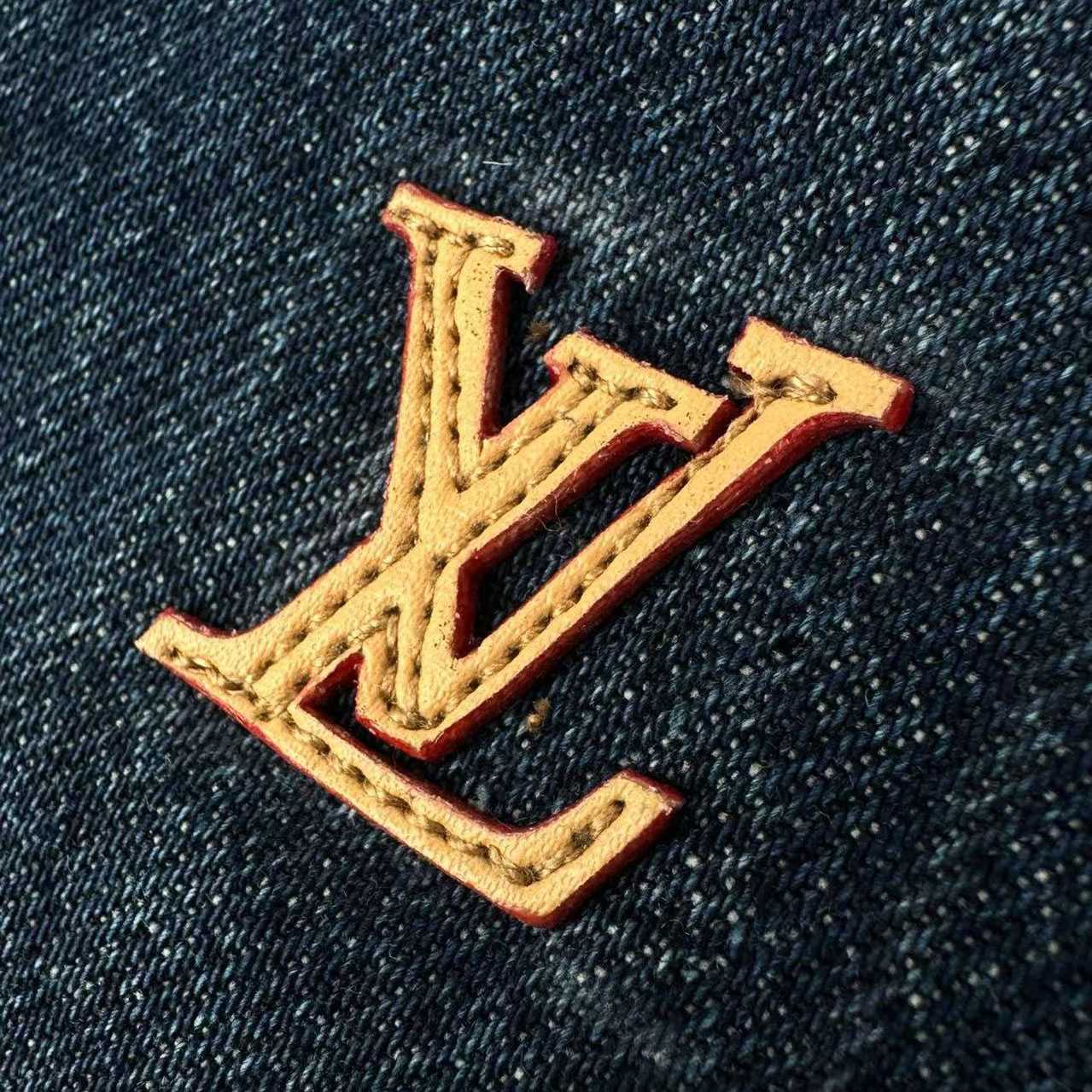 Louis Vuitton Denim Coach Jacket 1AK6K5 - DesignerGu