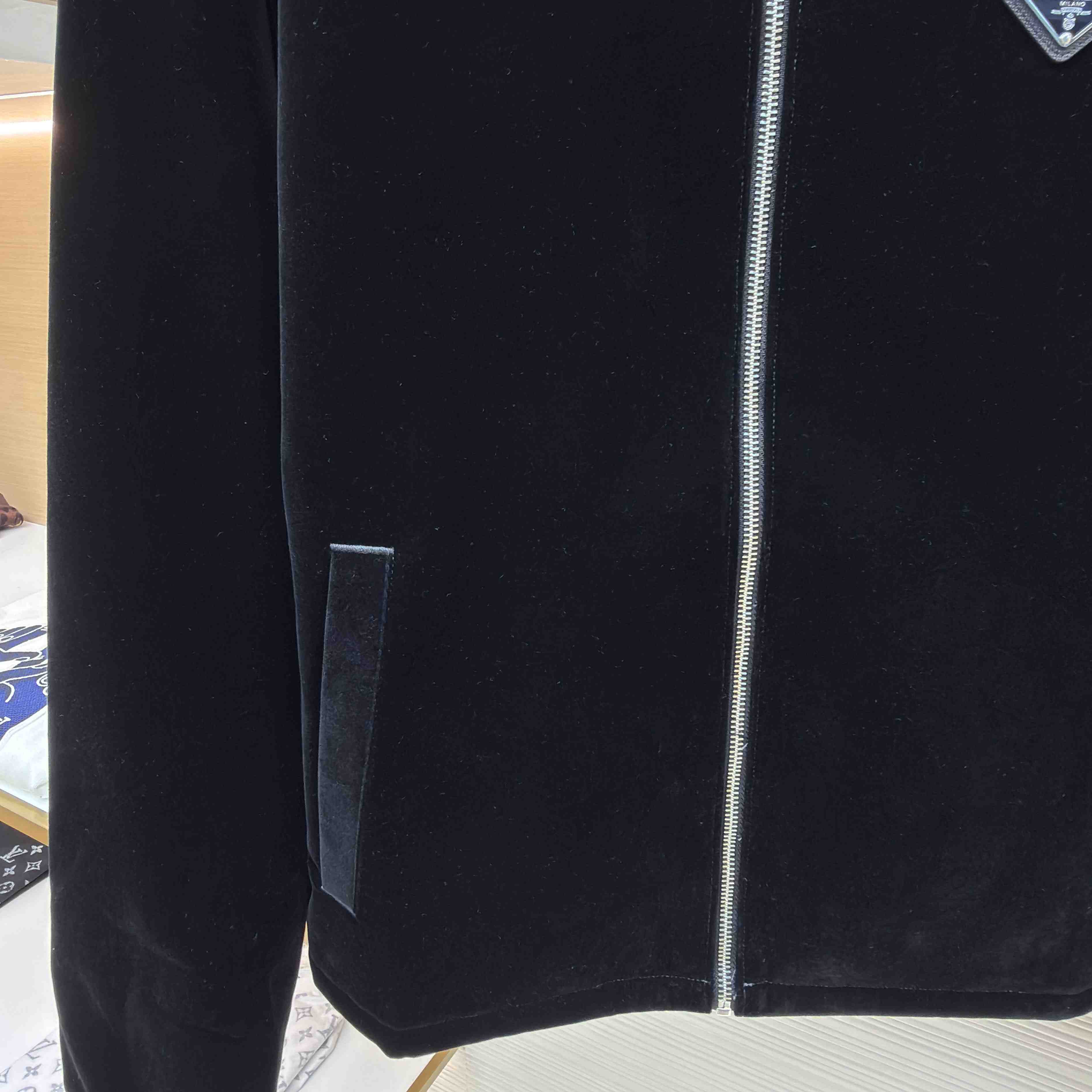 Prada Velvet Blouson - DesignerGu