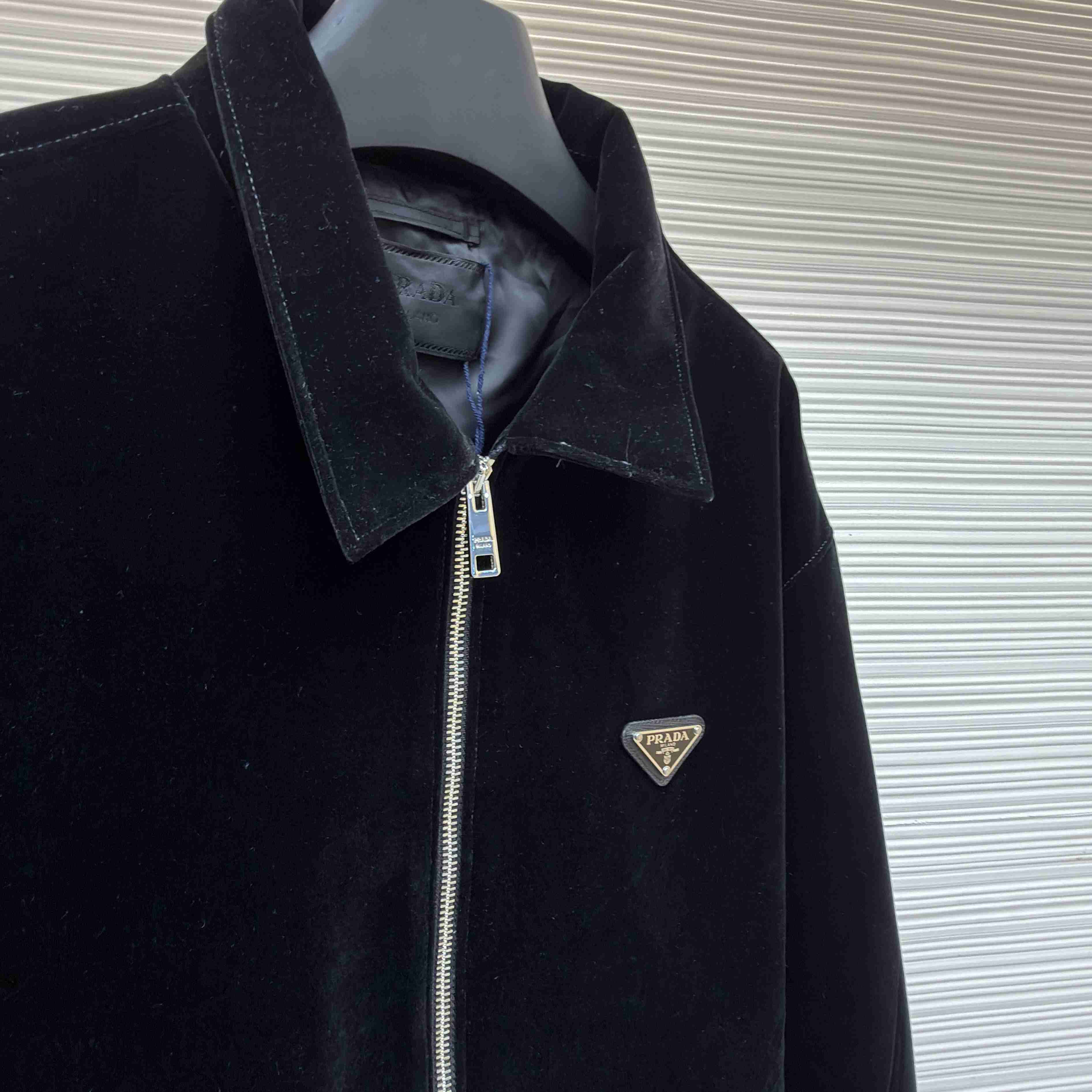 Prada Velvet Blouson - DesignerGu
