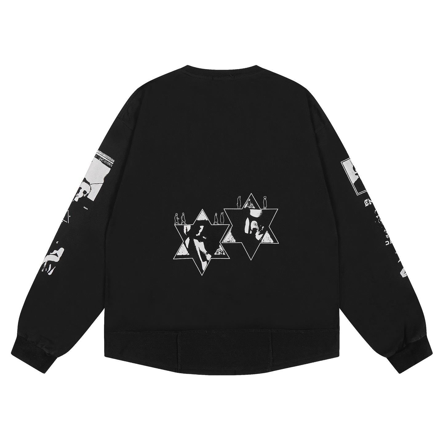 Enfants Riches Déprimés Eulogy Long-Sleeve T-Shirt 'Faded Black' - DesignerGu
