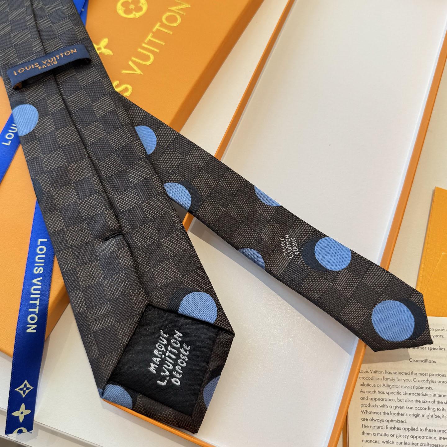 Louis Vuitton Damier Dots Tie M98584 - DesignerGu