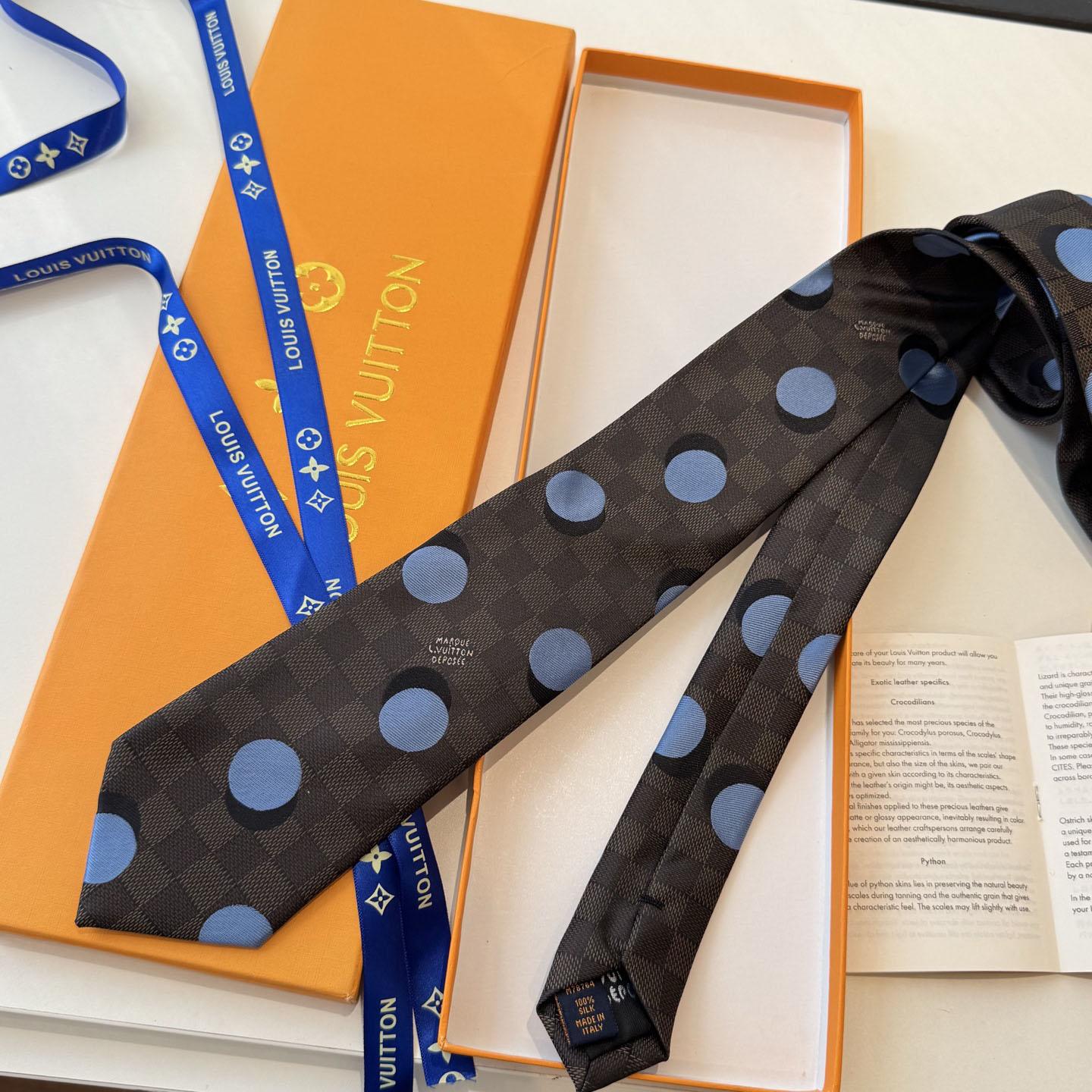 Louis Vuitton Damier Dots Tie M98584 - DesignerGu