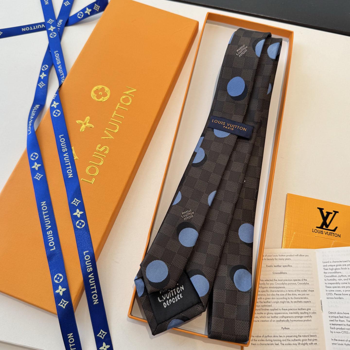 Louis Vuitton Damier Dots Tie M98584 - DesignerGu