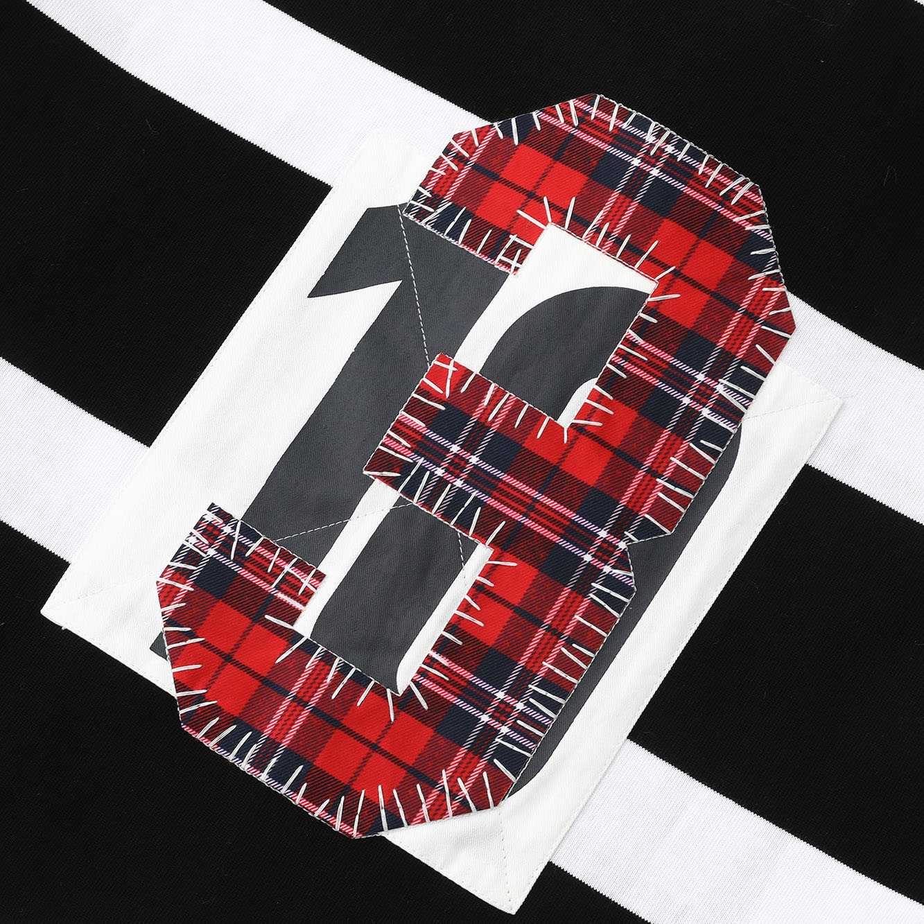 Supreme Stripe Rugby 'Black' - DesignerGu
