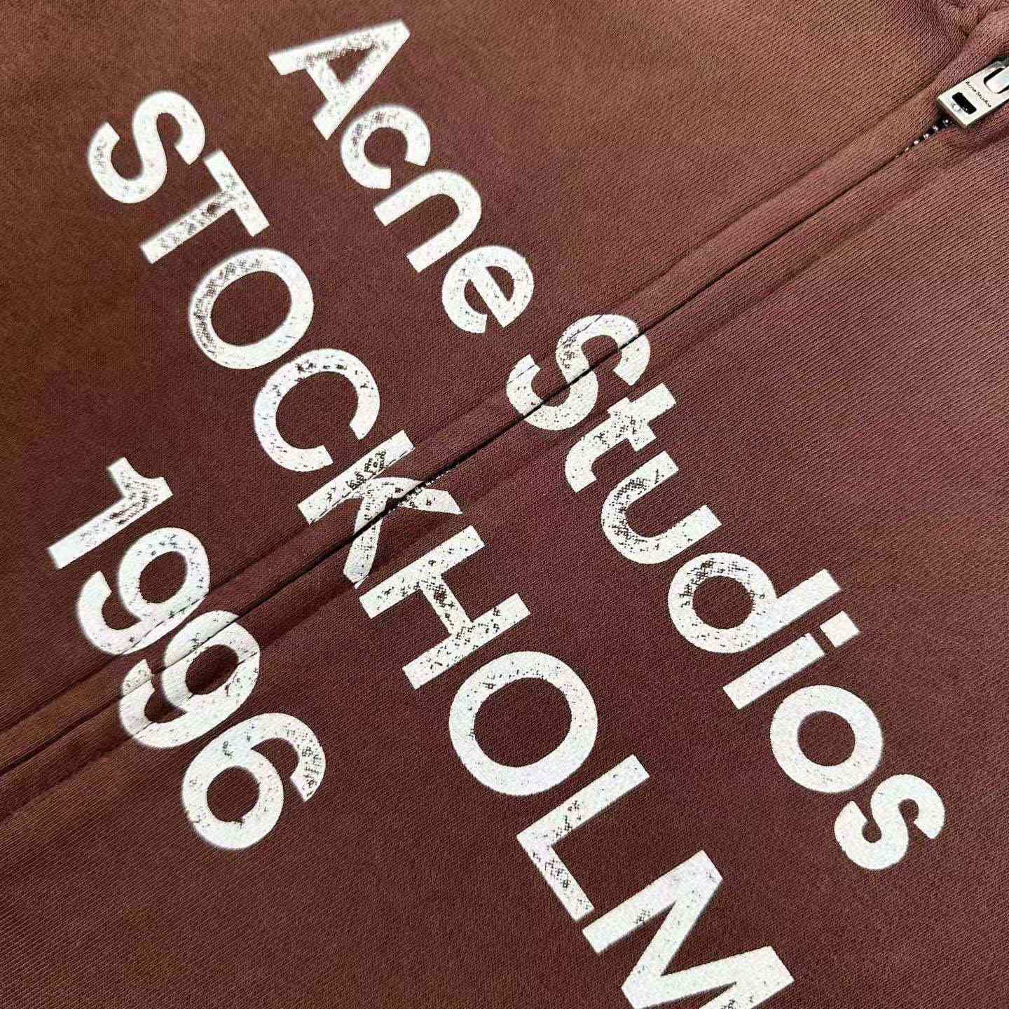 Acne Studios Washed Zip-Up Cardigan - DesignerGu