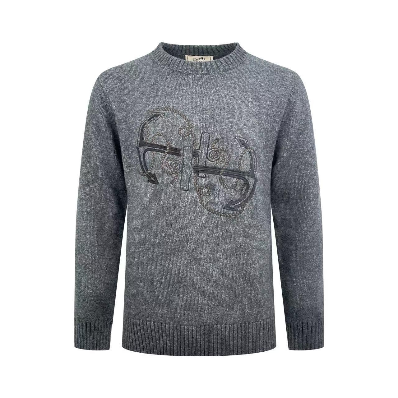 Hermes "Ancre en H" Crewneck Sweater - DesignerGu