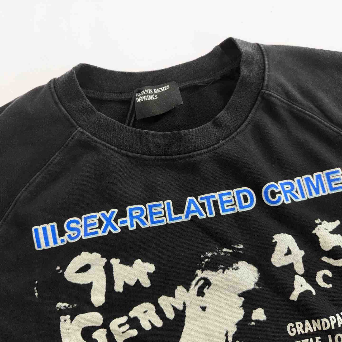 Enfants Riches Déprimés Sex Related Crimes Raglan Sweatshirt - DesignerGu