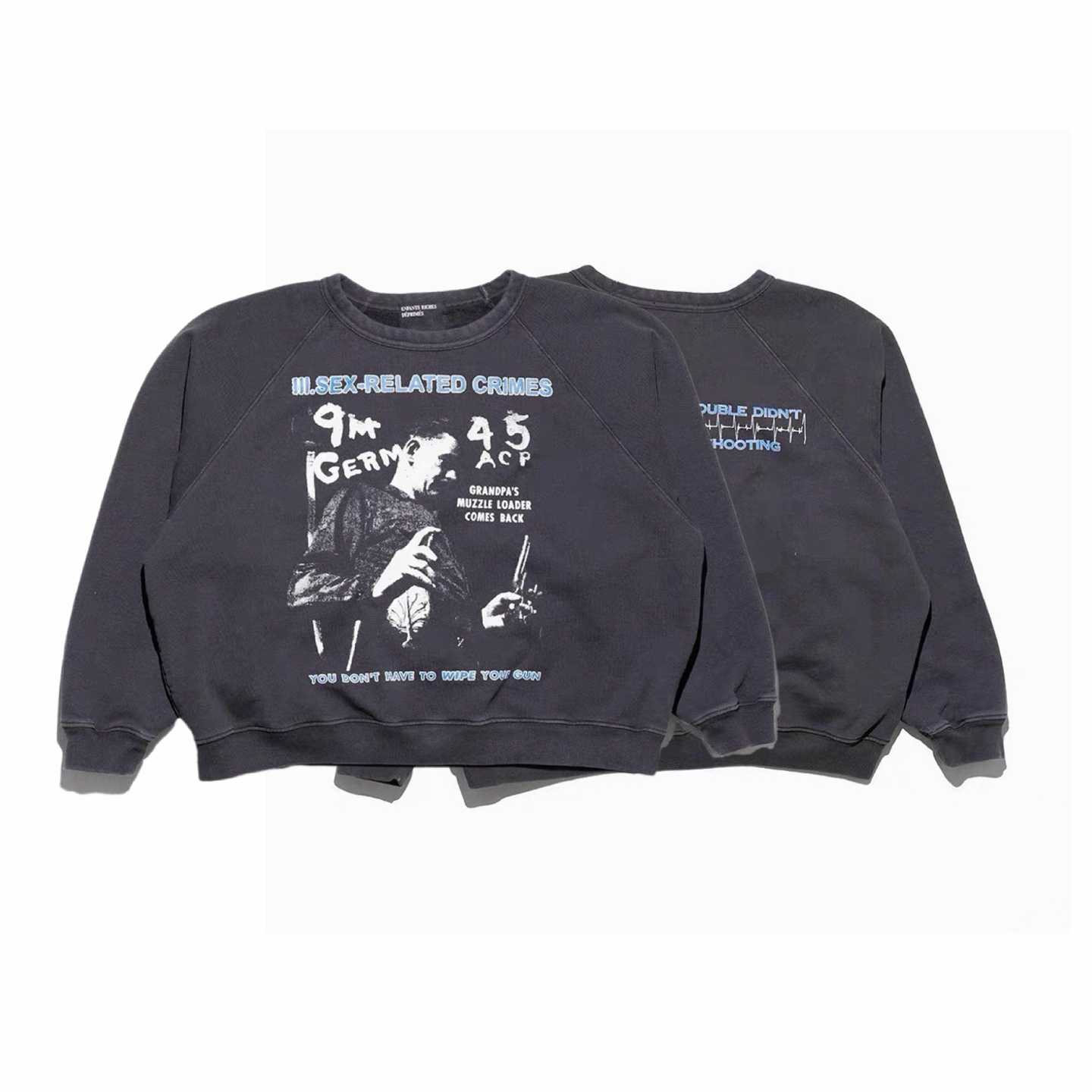 Enfants Riches Déprimés Sex Related Crimes Raglan Sweatshirt - DesignerGu