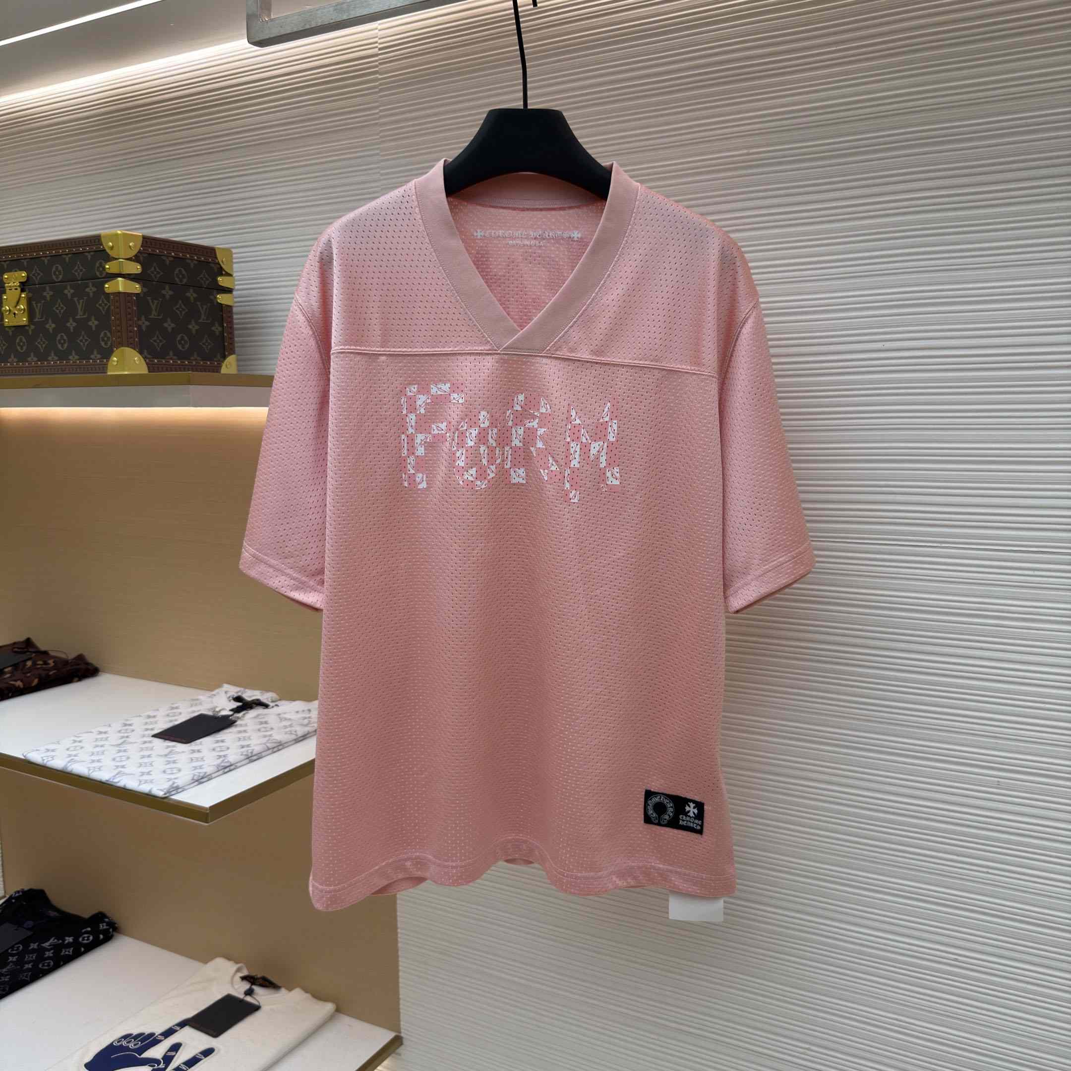 Chrome Hearts Mesh Stadium Football Jersey  - DesignerGu