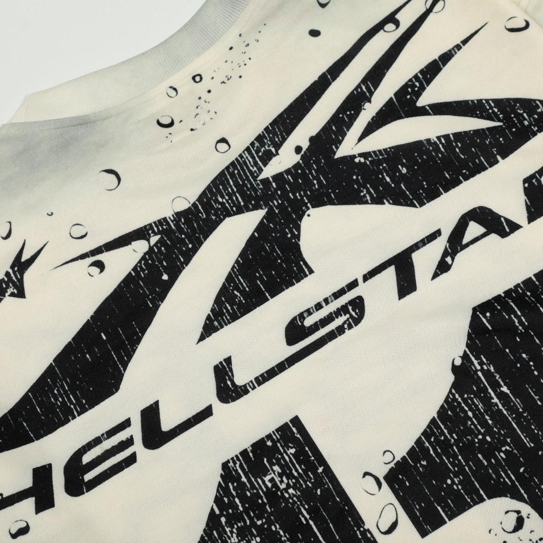 Hellstar Moto Cross Long Sleeve White - DesignerGu