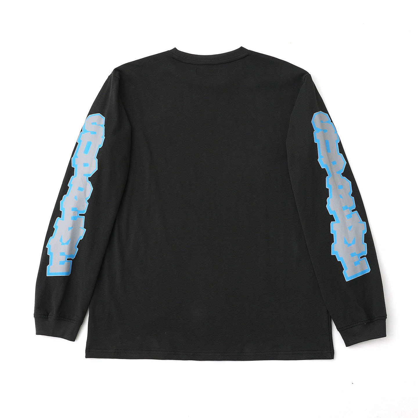 Supreme Cracked Sleeve Long-Sleeve Top 'Washed Black' - DesignerGu