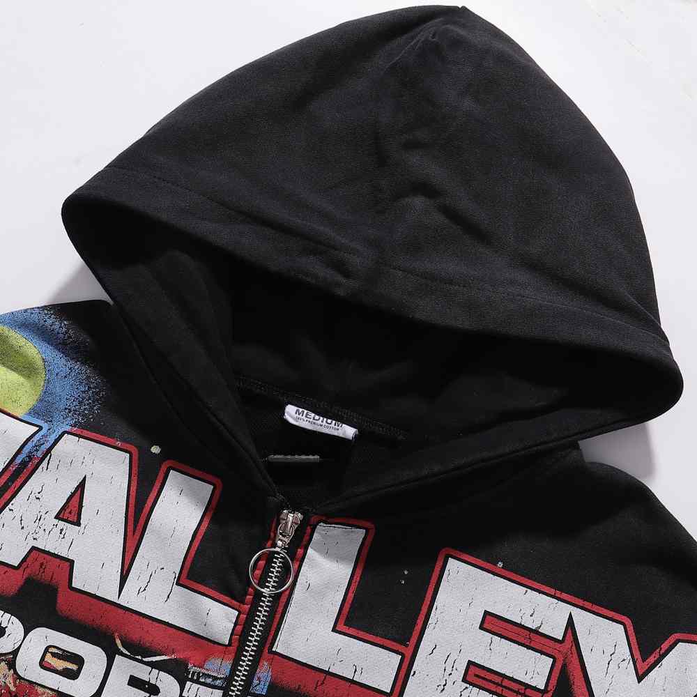Vale Forever Valley Sport Dept Zip Hoodie - DesignerGu
