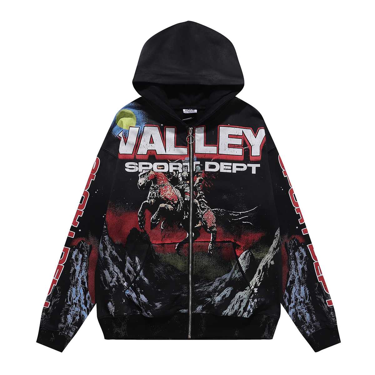 Vale Forever Valley Sport Dept Zip Hoodie - DesignerGu
