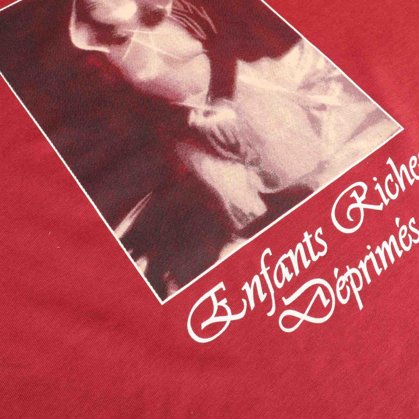 Enfants Riches Déprimés Whisper Raglan T-Shirt 'Faded Red' - DesignerGu
