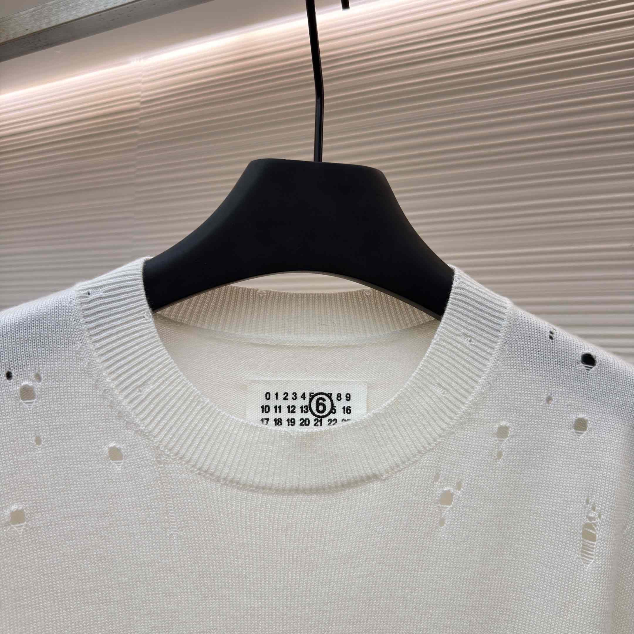 MM6 Maison Margiela Numbers-motif Sweater - DesignerGu