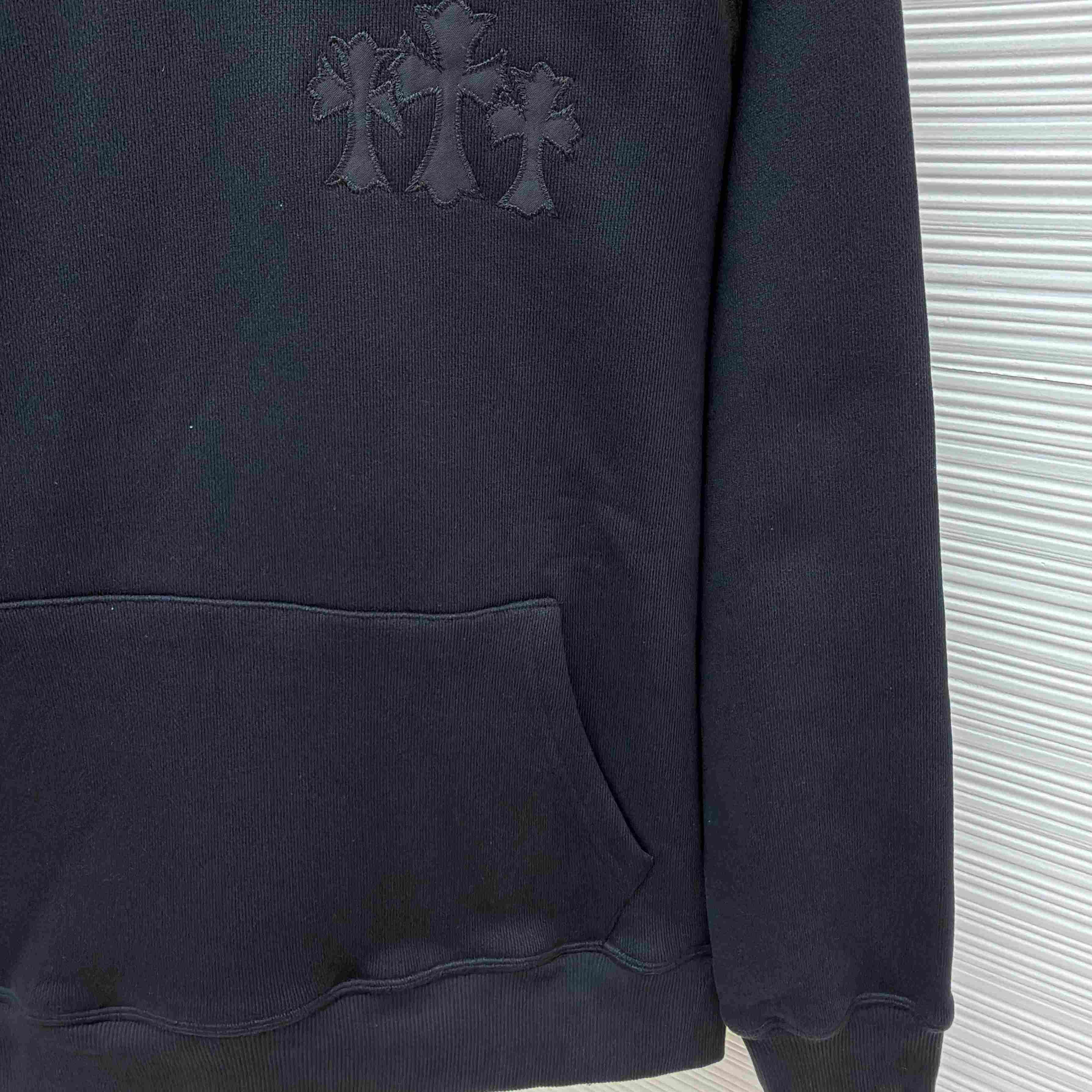 Chrome Hearts  Cross Patch Cemetery Cross Seven-11 Hoodie - DesignerGu