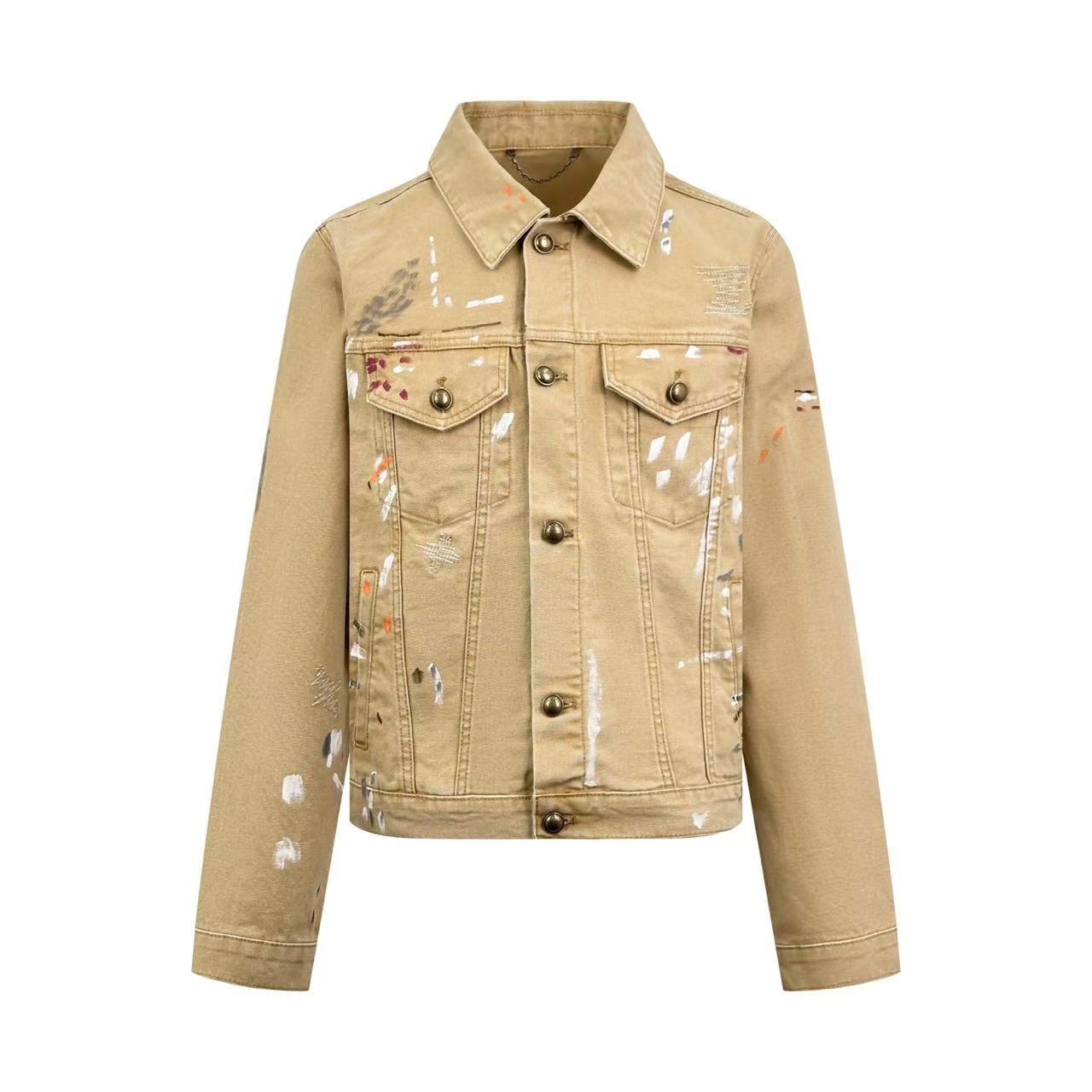 Louis Vuitton Embellished Denim Trucker Jacket - DesignerGu