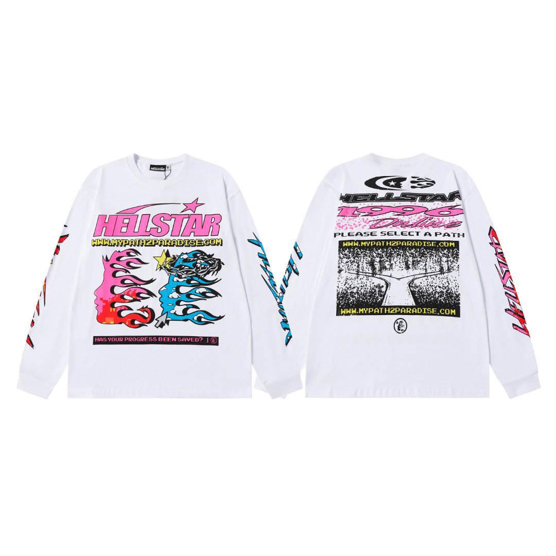 Hellstar Pixel  Long Sleeve Tee - DesignerGu