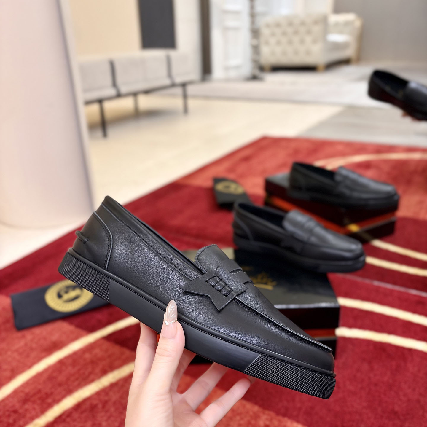 Christian Louboutin The Harold I Boat shoes - DesignerGu