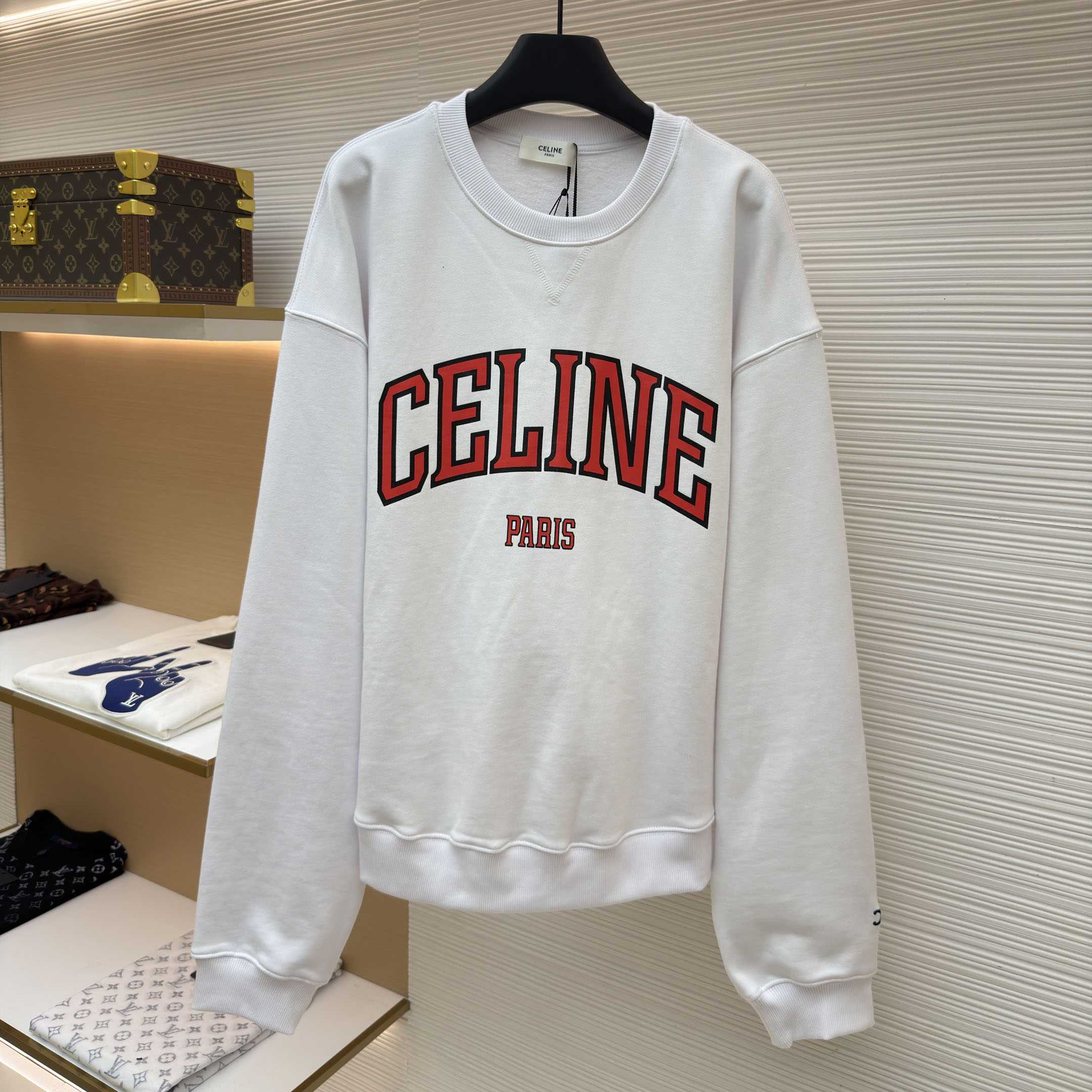 Celine Sweatshirt In Cotton Fleece - DesignerGu