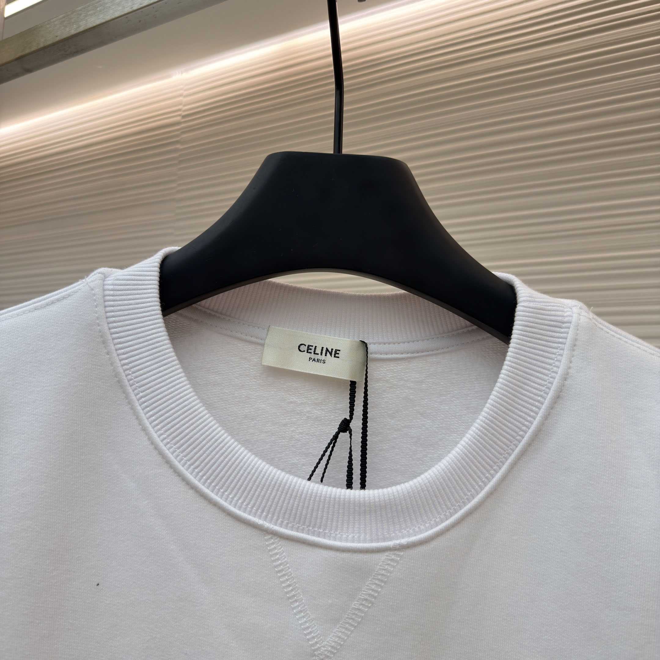 Celine Sweatshirt In Cotton Fleece - DesignerGu