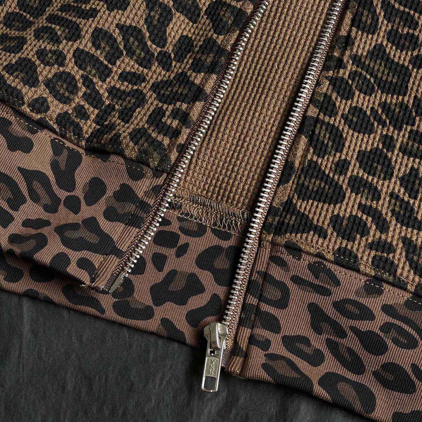 Supreme Hooded Zip Up Thermal 'Leopard' - DesignerGu