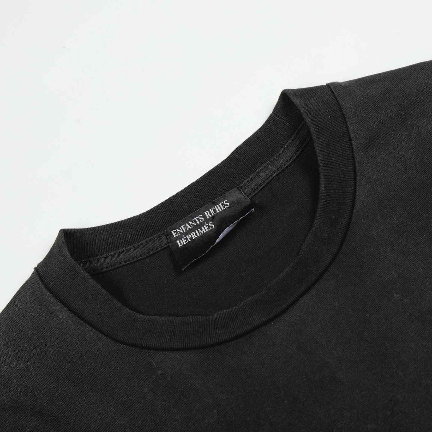 Enfants Riches Déprimés Nun/Gun Long-Sleeve T-Shirt 'Faded Ivory/Black' - DesignerGu