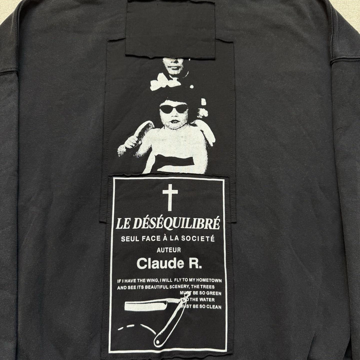 Enfants Riches Déprimés Russian Chorus Zip Hoodie 'Faded Black' - DesignerGu
