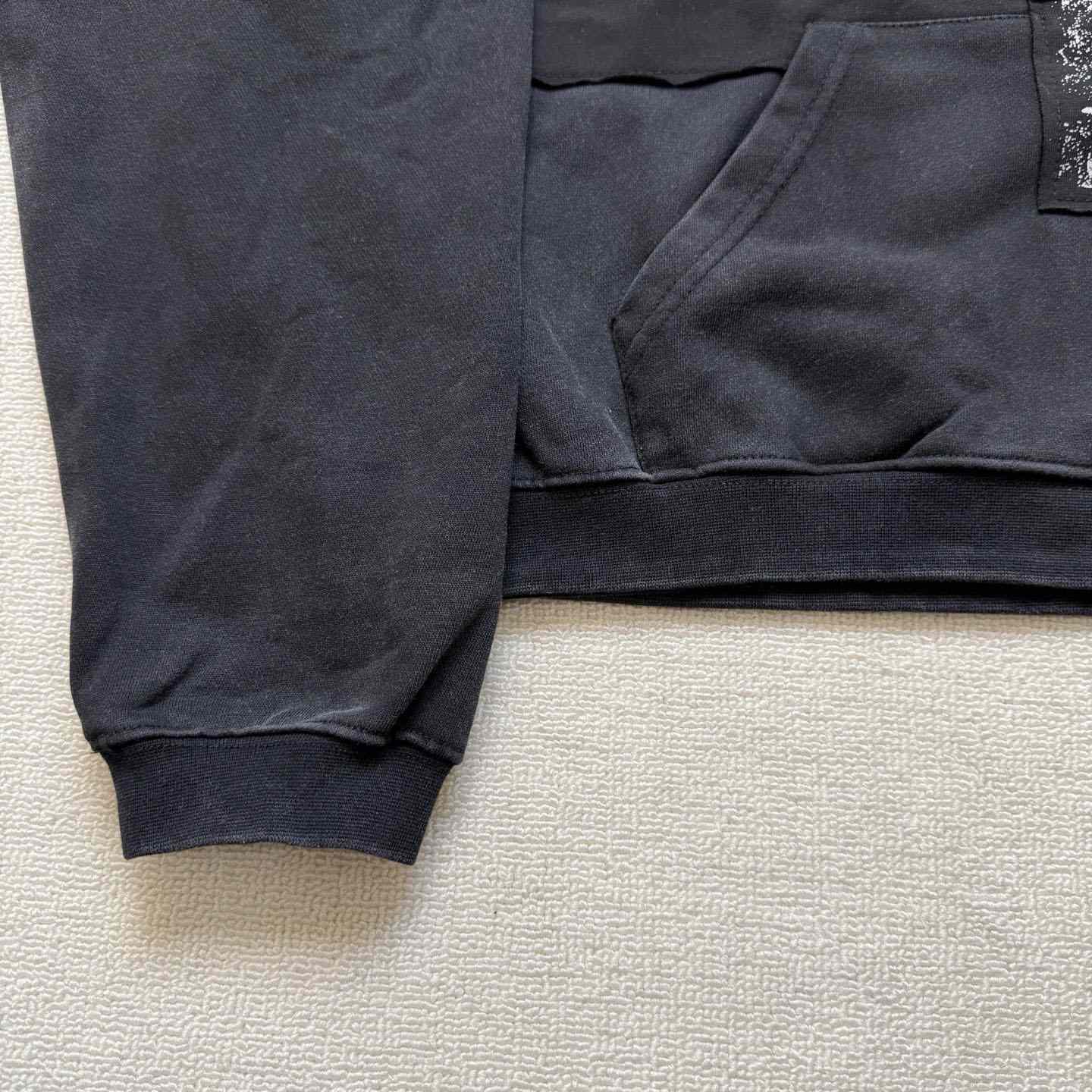 Enfants Riches Déprimés Russian Chorus Zip Hoodie 'Faded Black' - DesignerGu