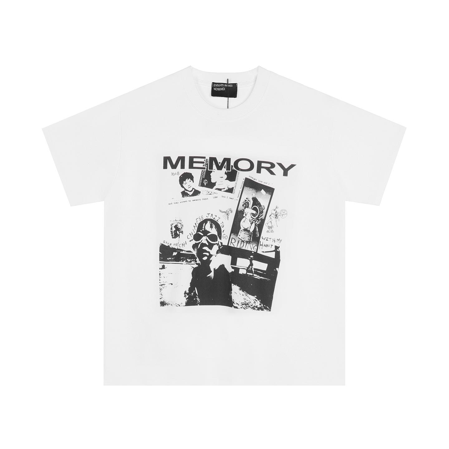 Enfants Riches Déprimés Memory T-Shirt 'Faded Ivory'  - DesignerGu
