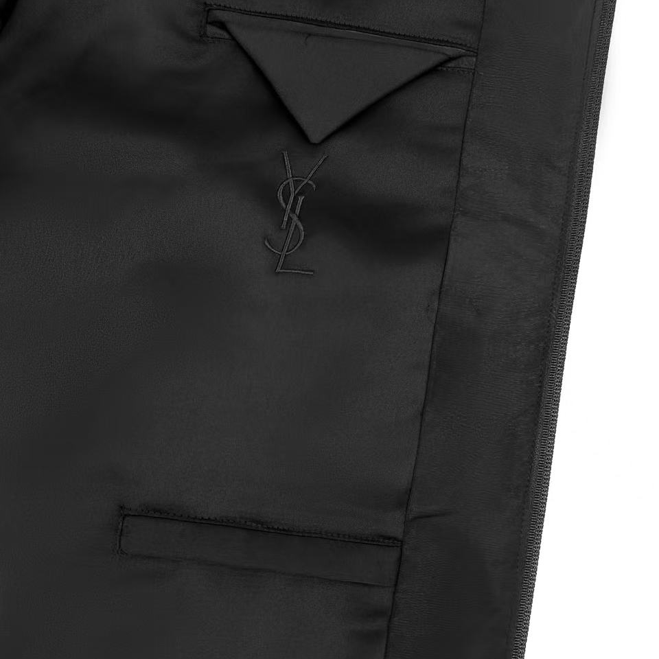 Saint Laurent Cassandre Windbreaker In Ttaffeta - DesignerGu