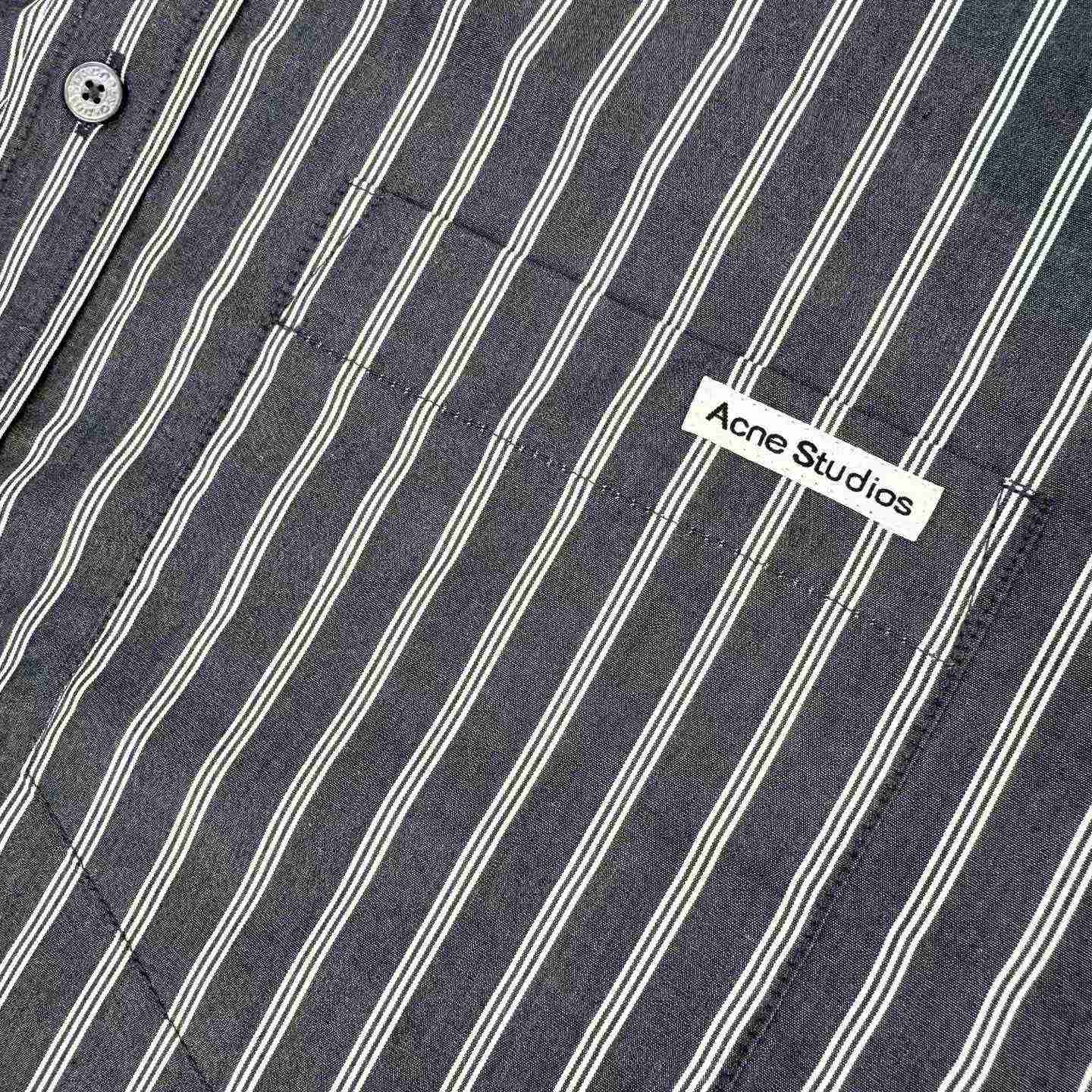 Acne Studios Double-Sleeve Striped Shirt - DesignerGu