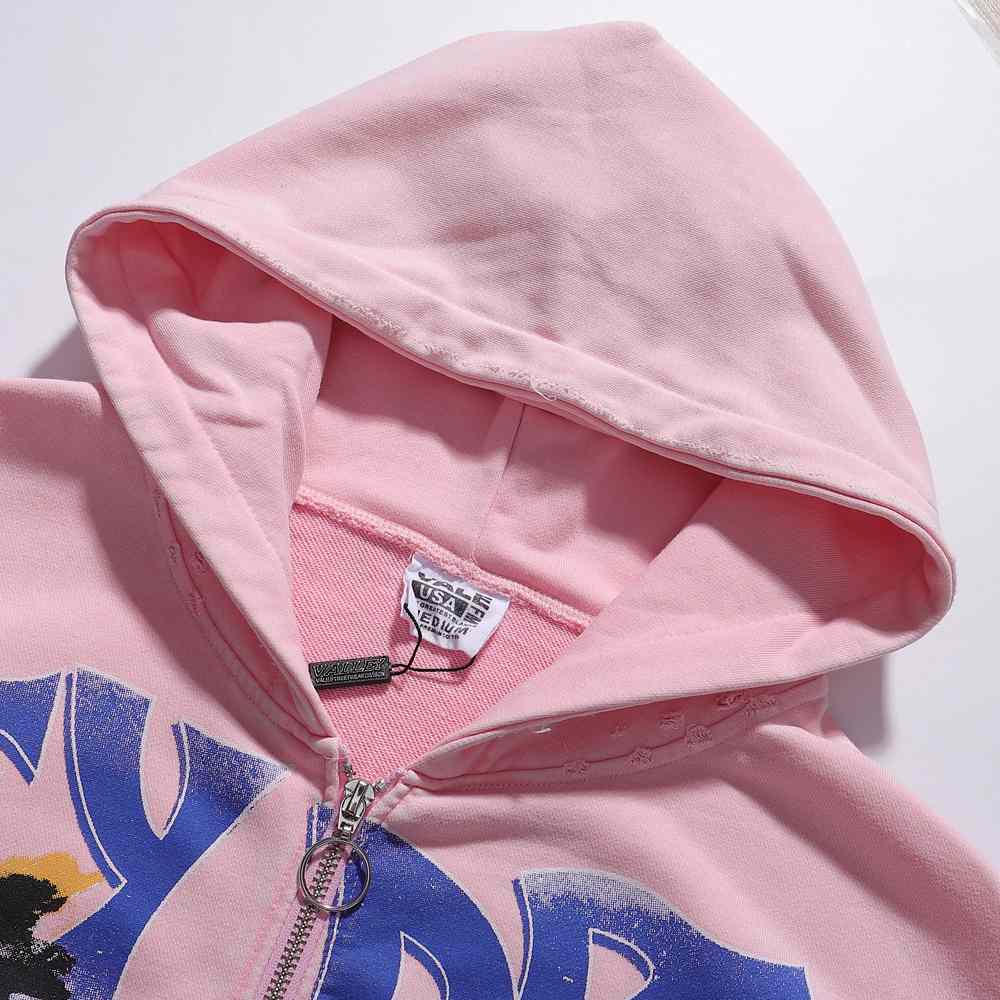 Vale Forever NYC Zip Up 'Neon/Pink' - DesignerGu