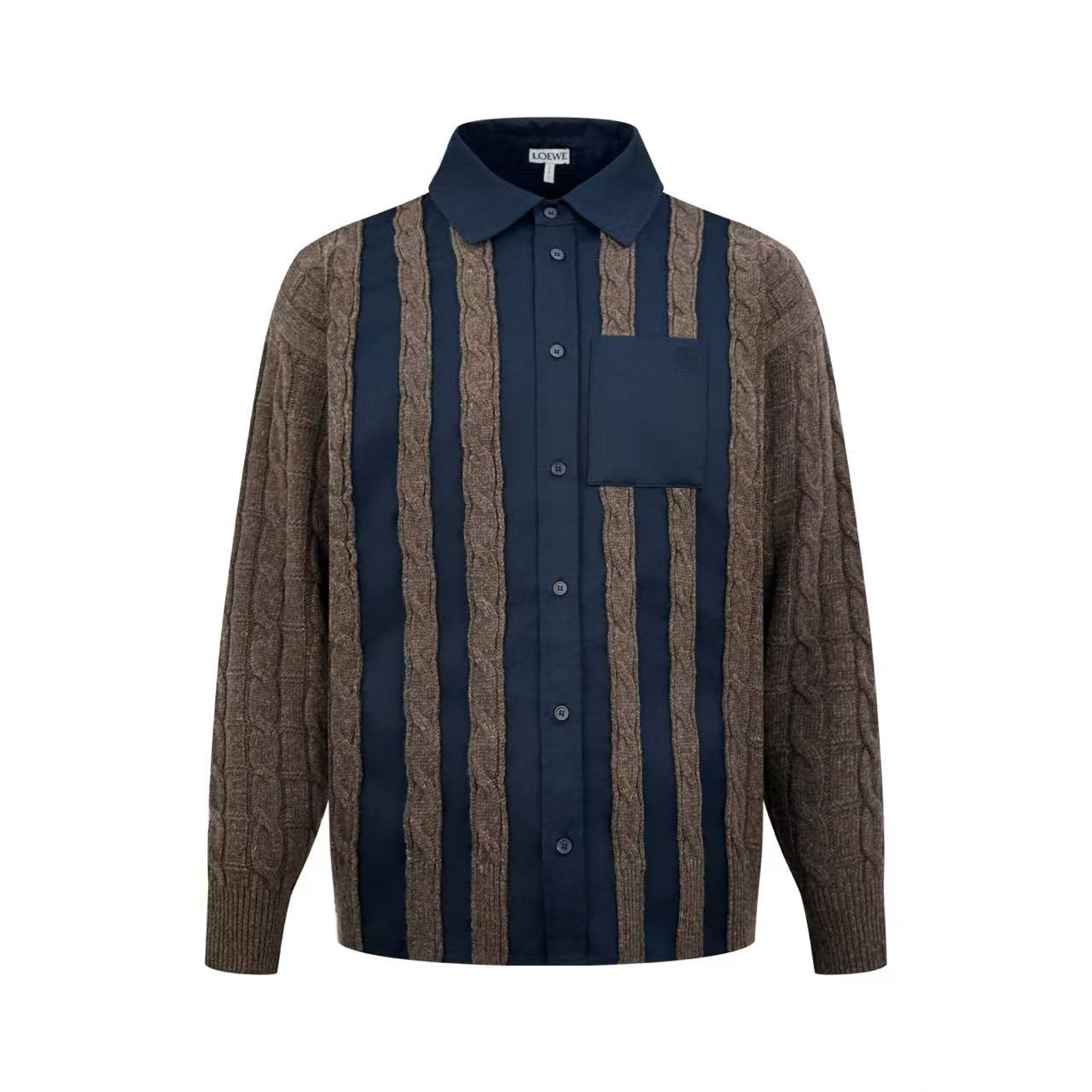 Loewe Blue Hybrid Shirt - DesignerGu
