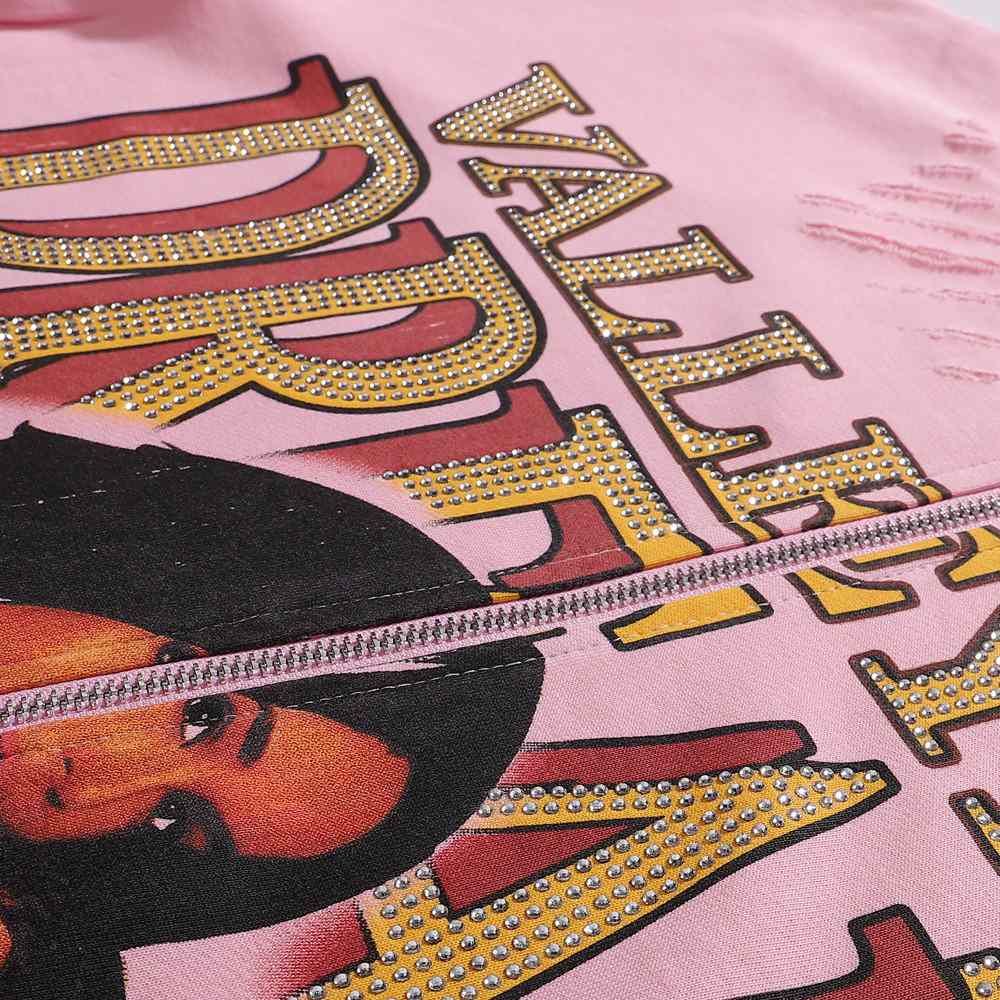 Vale Forever Dreams Zip Up Hoodie 'Pink' - DesignerGu