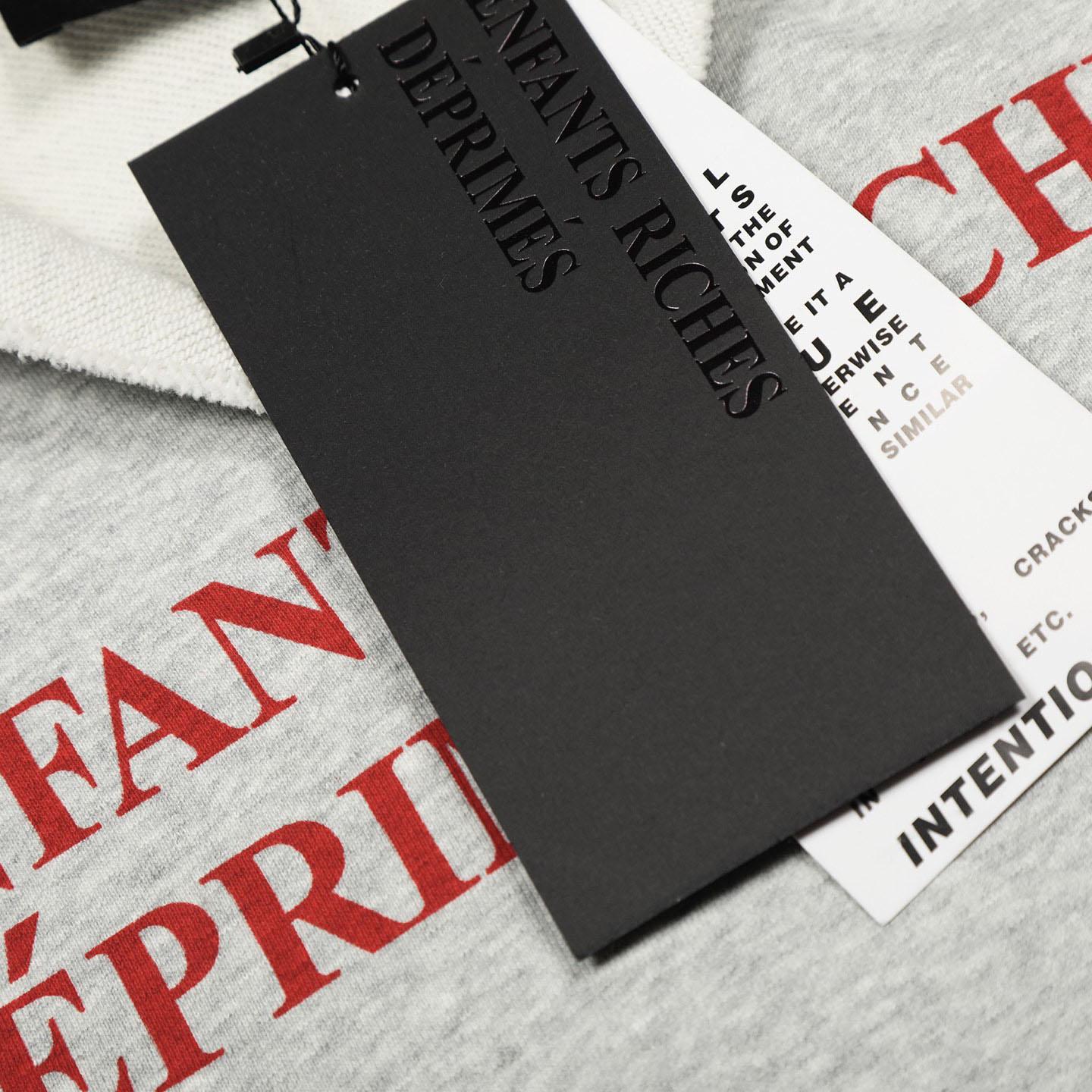 Enfants Riches Déprimés Classic Logo Hoodie 'Heather Grey' - DesignerGu