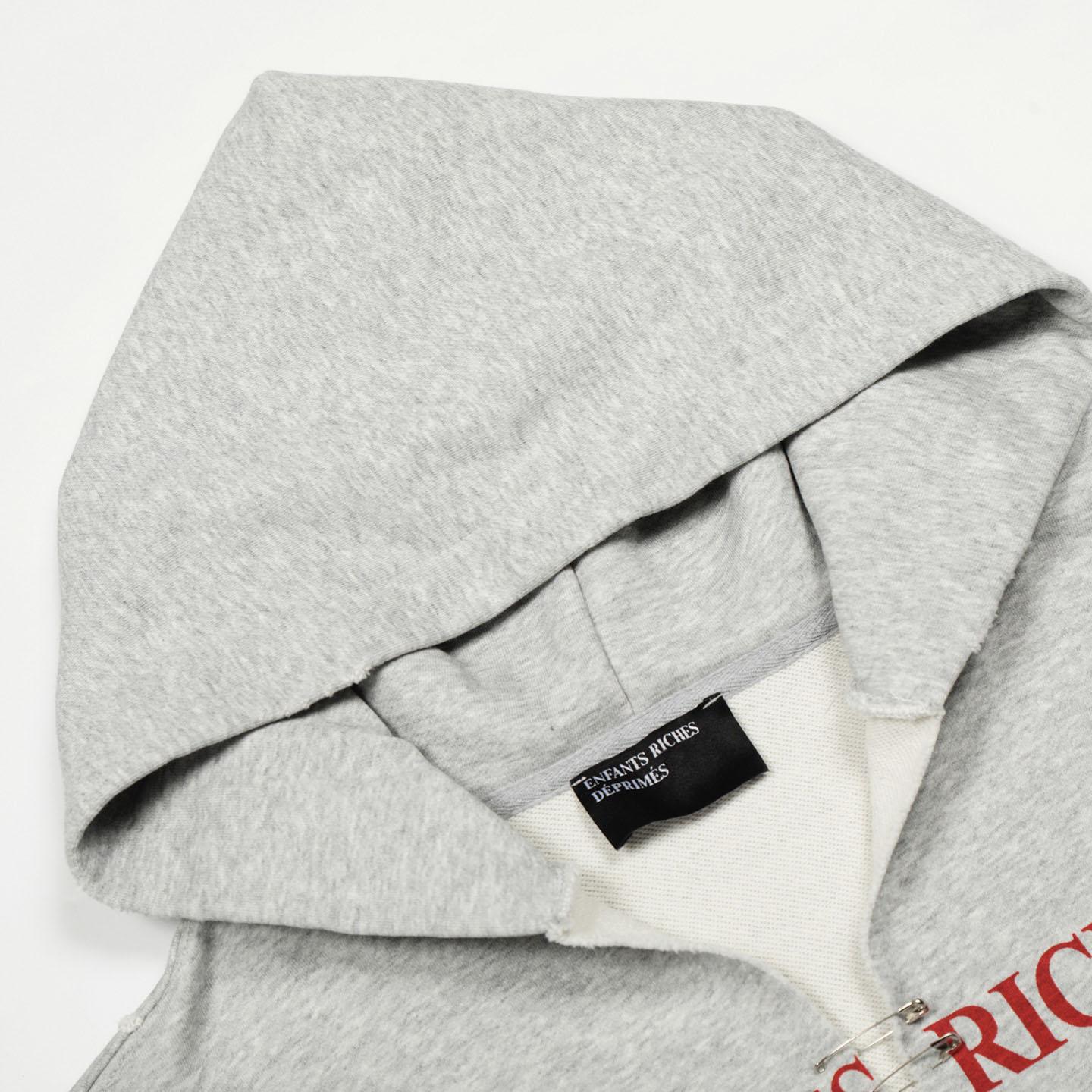 Enfants Riches Déprimés Classic Logo Hoodie 'Heather Grey' - DesignerGu