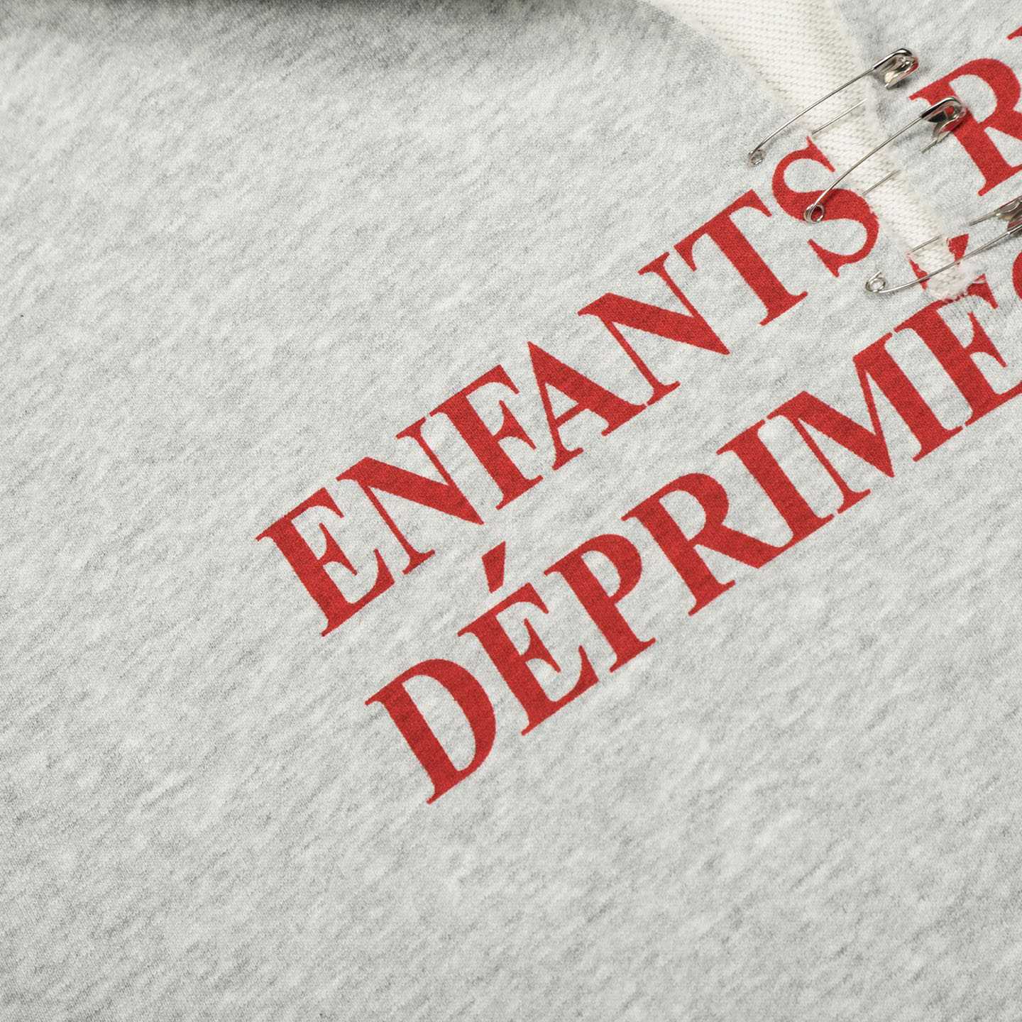 Enfants Riches Déprimés Classic Logo Hoodie 'Heather Grey' - DesignerGu