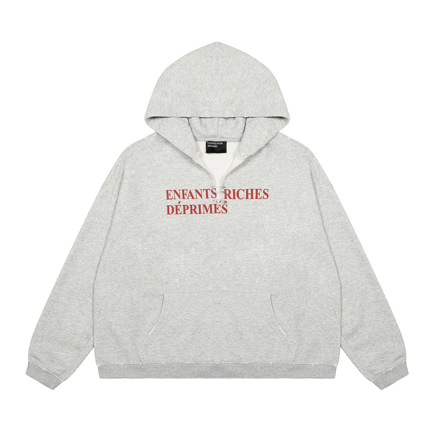 Enfants Riches Déprimés Classic Logo Hoodie 'Heather Grey' - DesignerGu