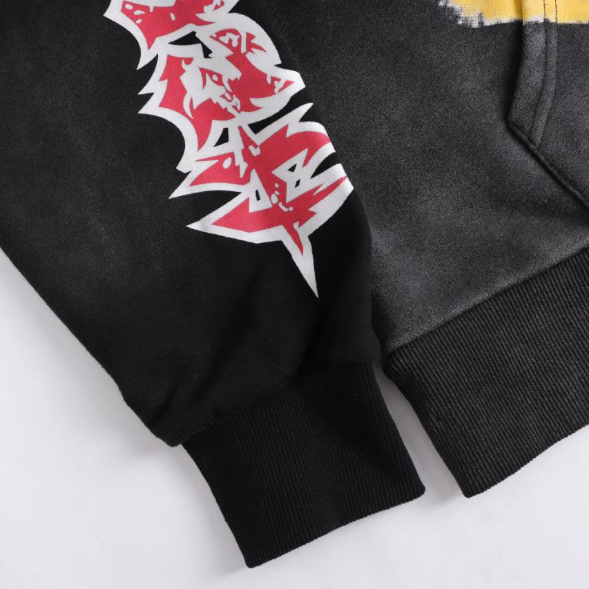 Hellstar Lamb Hoodie 'Black' - DesignerGu