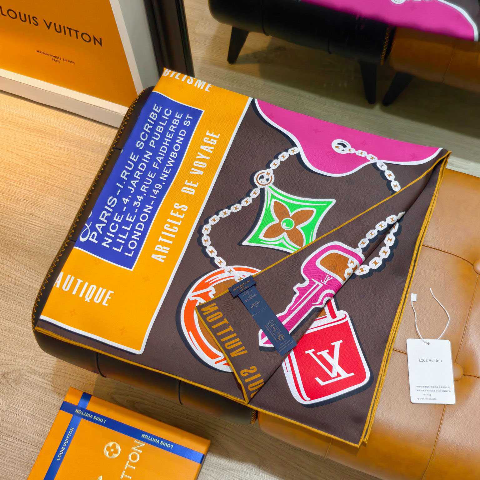 Louis Vuitton Tag And Go Square 90 M97963 - DesignerGu