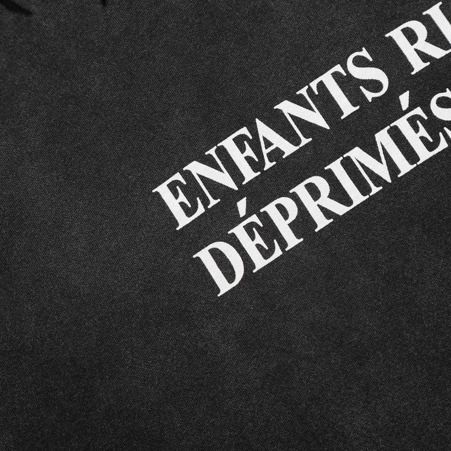 Enfants Riches Déprimés Damaged Classic Logo Hoodie - DesignerGu