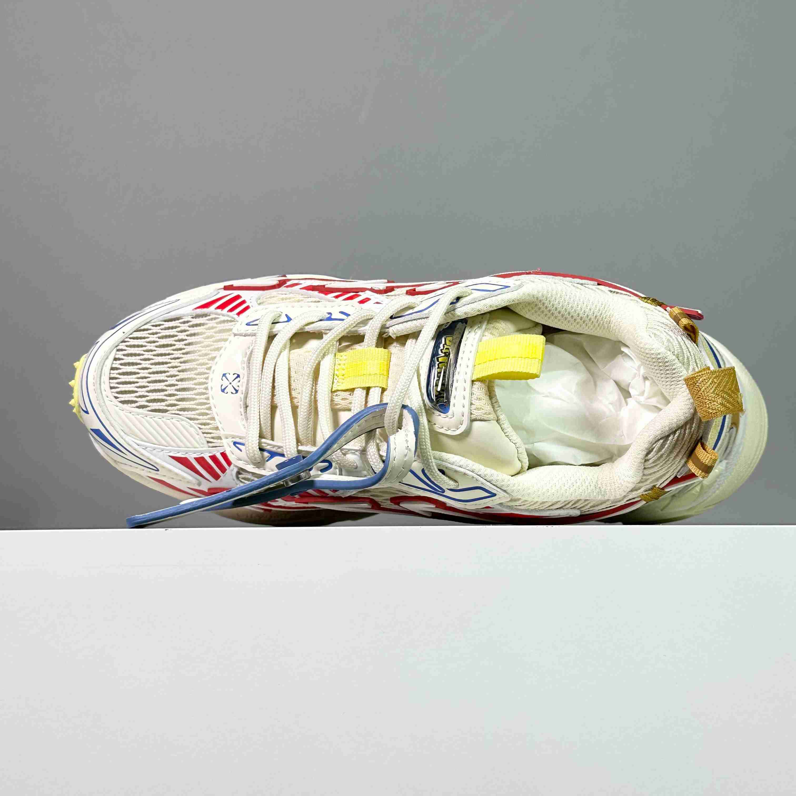 Off-White Be Right Back Mesh 'Royal Blue Brick Red' - DesignerGu
